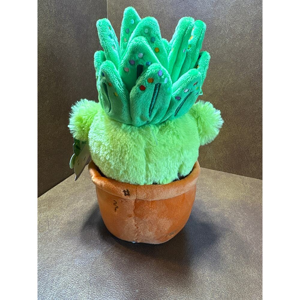 Moriah Elizabeth Fred Plush Plant Bear in Pot Green Succulent Character Toy NWT - Picture 7 of 12
